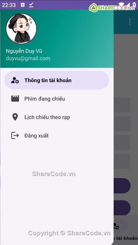 đặt vé xem phim,ứng dụng android,kotlin